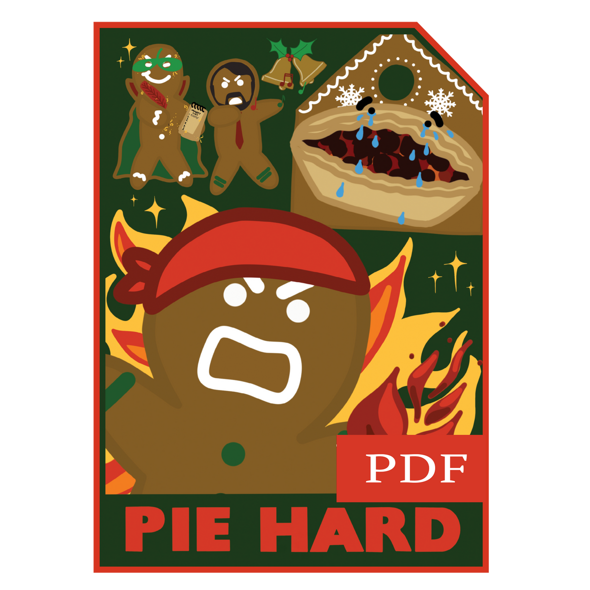 Pie Hard digital PDF adventure — original cover