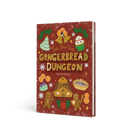 Bake Your Own Gingerbread Dungeon Recipe Book - Hardback