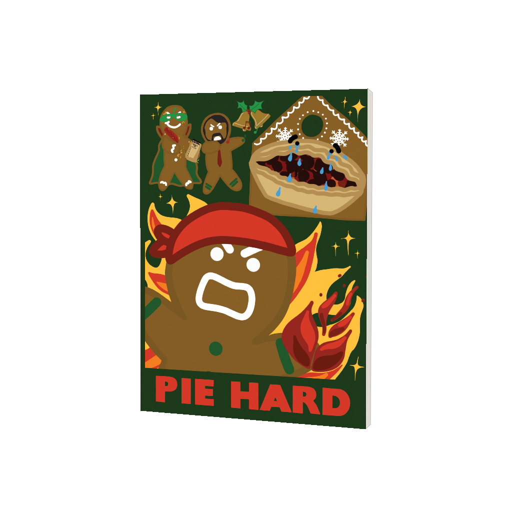 Pie Hard A5 paperback zine — original cover on a clean white background